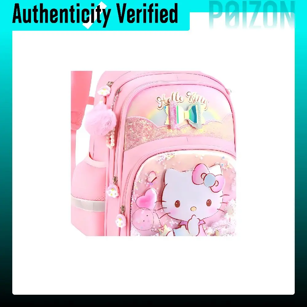 sanrio-polyester-with-artificial-leather-student-bag-regular-kids'-pink-hello-kitty-deep-blue-hello-kitty-mh-kt0169