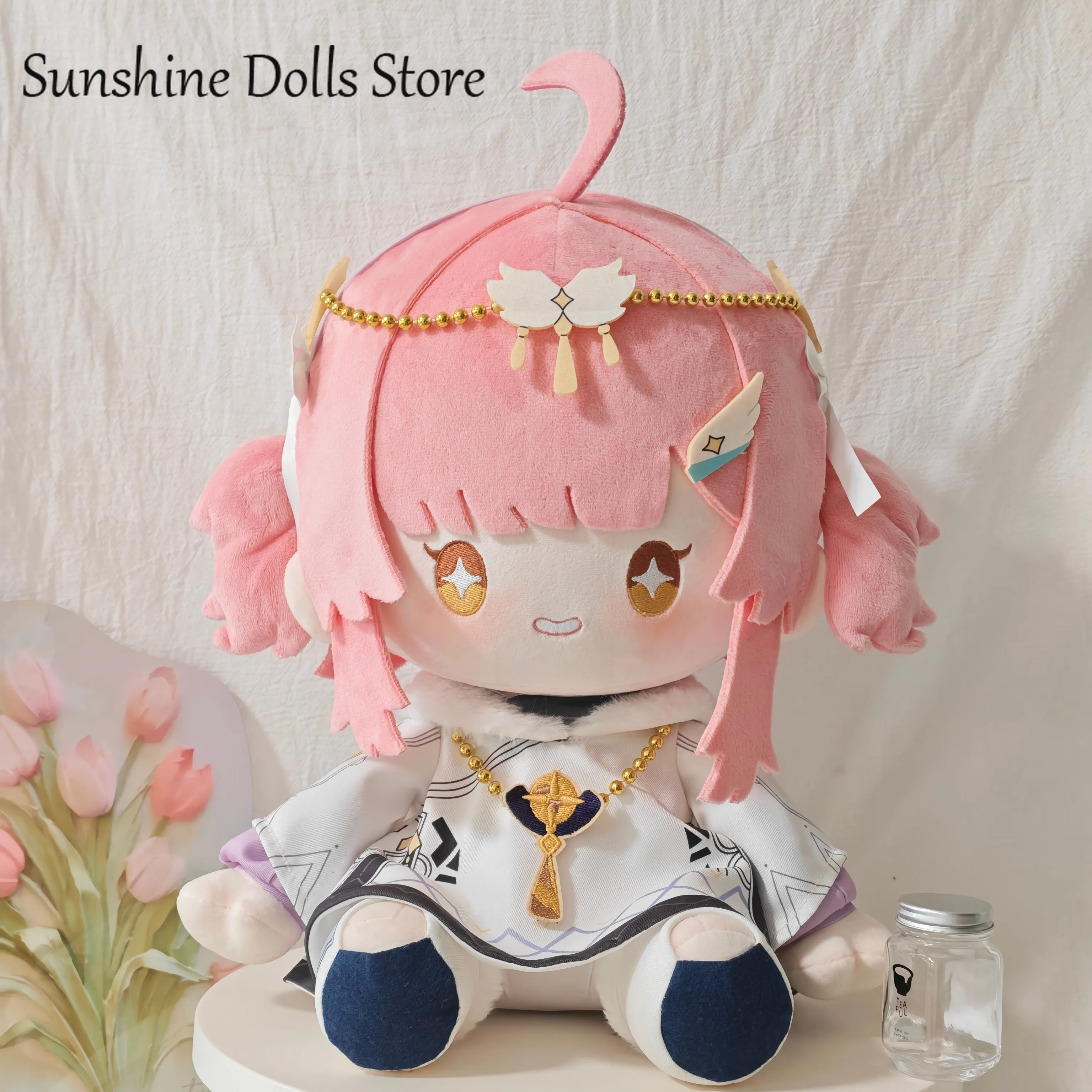 

Game Aemeath Wuthering Waves Figure Plush Cotton Doll Plushie Sitting Posture Stuffed Toys 30cm Change Clothes Mascot Pillow
