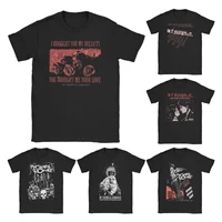 Camiseta Mcr Band Punk Rock para hombre y mujer, ropa de algodón 100% de My Chemical Romance, camiseta Vintage con cuello redondo, camiseta de talla grande