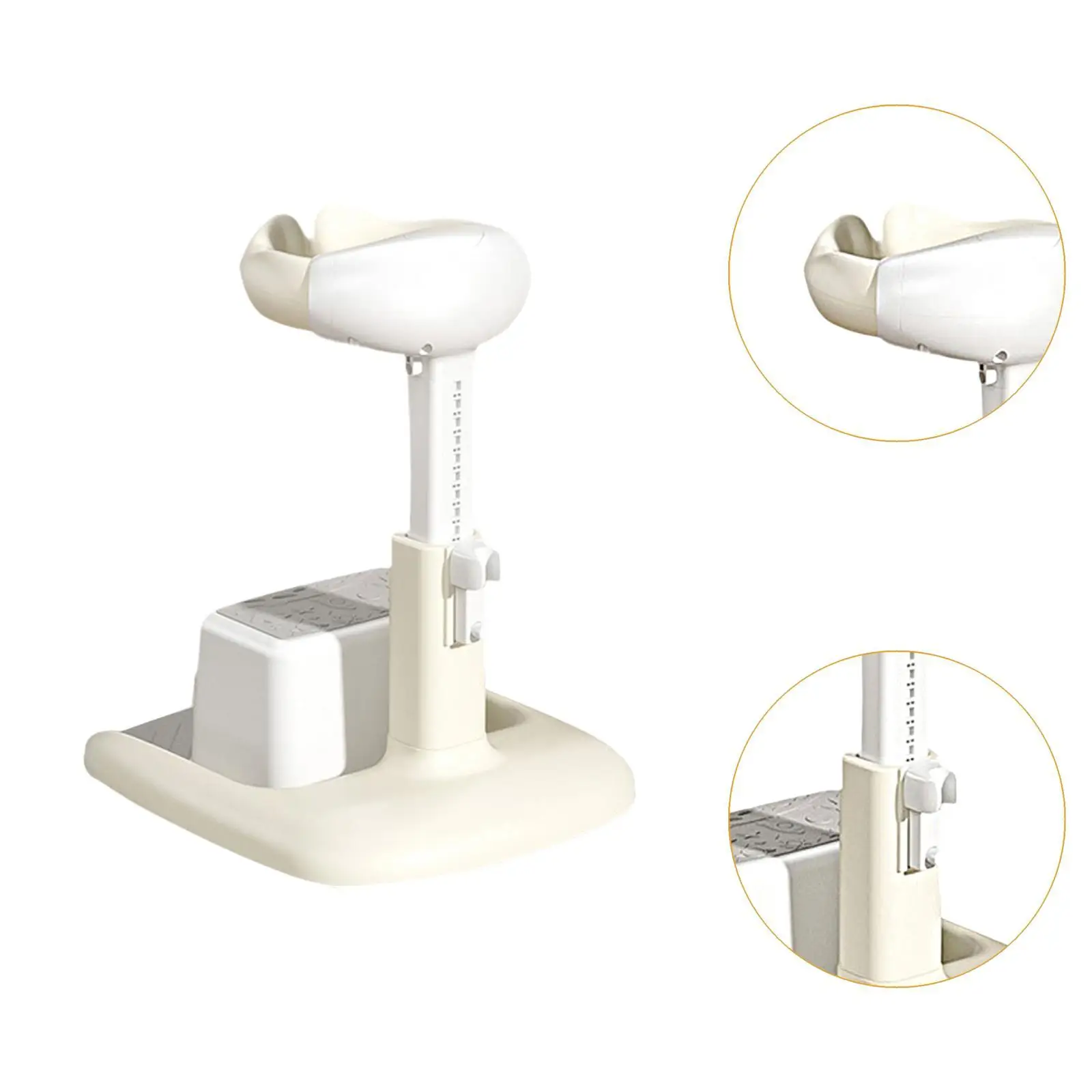 Podpórka do kąpieli dla niemowląt Ergonomiczna podpórka pod prysznic dla noworodków w wieku 0-6 miesięcy