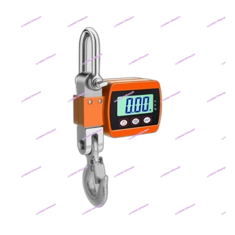 500KG Digital Crane Scale Portable Hanging Scale Heavy Duty Crane Scale LCD Backlight Industrial Hook Scales Unit Change