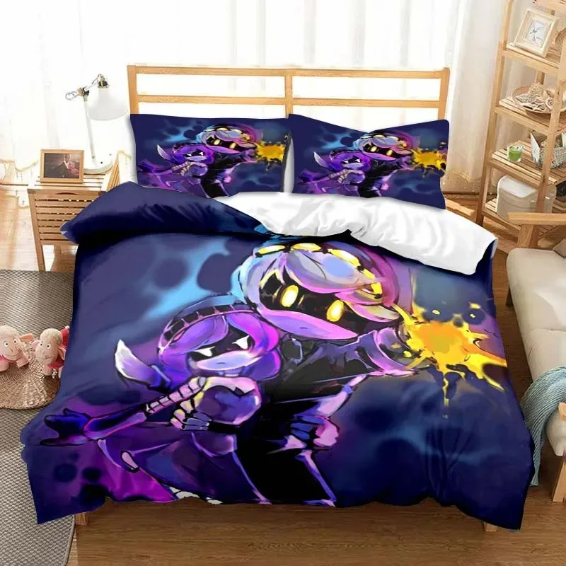 

Murder Drones Anime Bedding Set Duvet Cover Pillow Case Children's Bedroom Bed Three-piece Set Single Double King Bed Set Gift