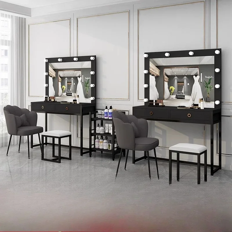 

dressing table, special lamp for photo studio, dressing table for makeup wedding shop