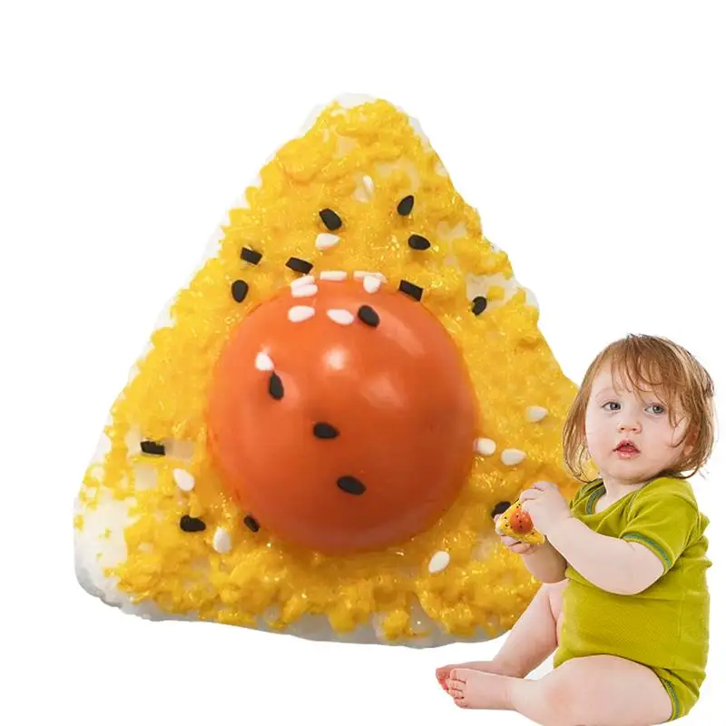 

Squeeze Egg Yolk Rice Toy Egg Yolk Rice Squeeze Fidget Toys Egg Yolk Rice Toy Rebound Ball Fidget Toy For Kids Boys Girls