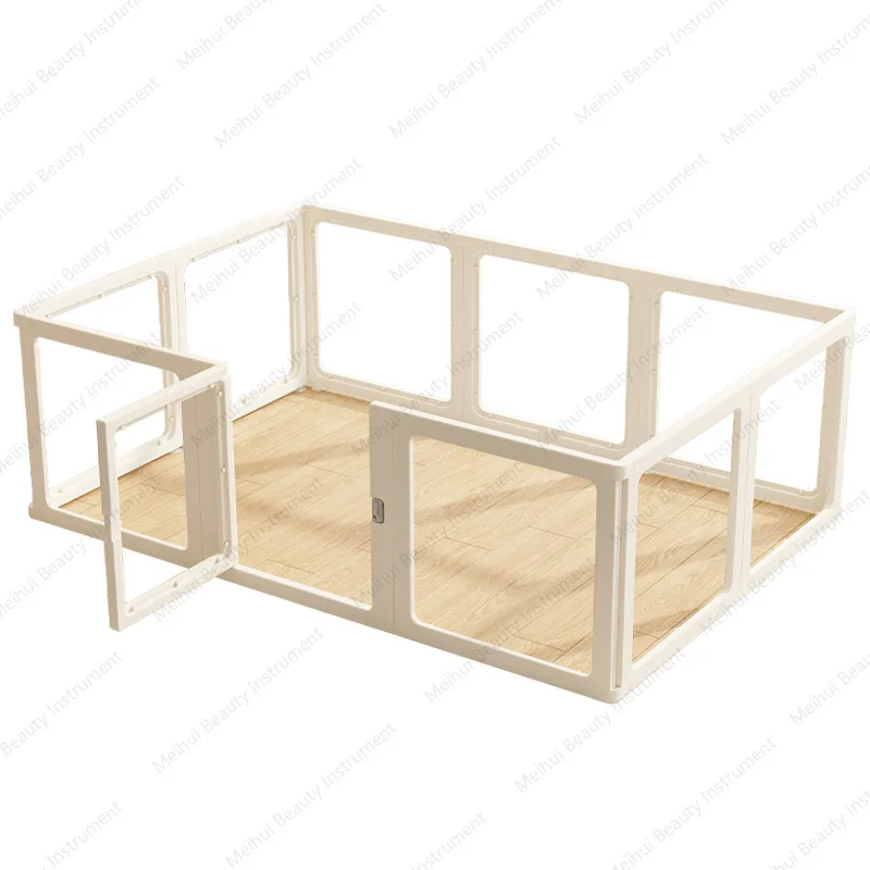 Pet Fence Full Transparent Acrylic Dog Fence [Single Piece/accessory] Small Dog Indoor Household Fence Cage