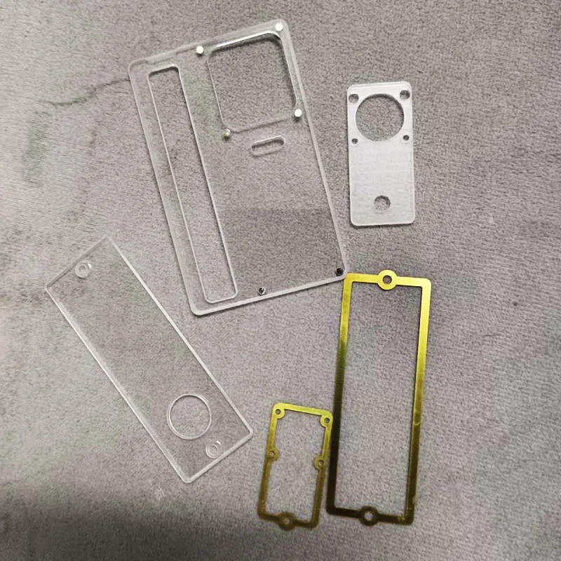 DIY Home Furnishings Accessories ecorative Shelves door panels for Stubby 21700 18650 dotaio x san aio v2 Acrylic Display Stand