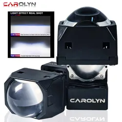 1.5 inch LED Projector Matrix LED Lens 268000LM Bi-led Auxiliary Headlight Fog Light For Car Motorcycle headlight