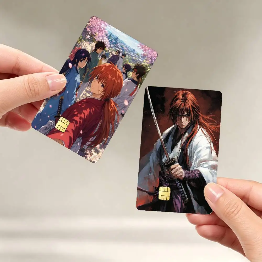 Anime R-Rurouni Kenshin Sticker Film Tape Skin for Credit Card Debit Card Waterproof Stickers
