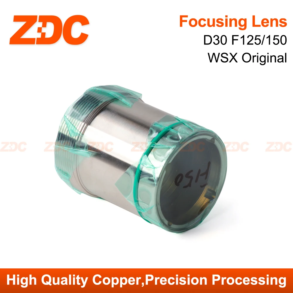 Imagem -06 - Zdc Wsx Original Colimador Focando Lente D30 F100 125 150 mm Lente do Laser com Suporte para Wsx Nc30 Fibra Cabeça de Corte a Laser