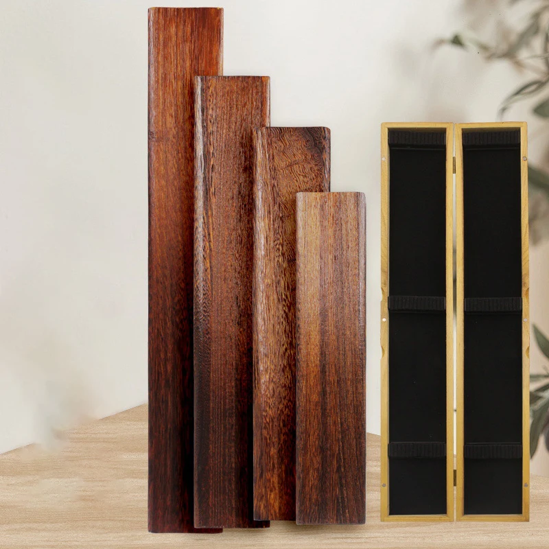 Paulownia-Juego de sedal de flotador de pesca de madera, organizador portátil, caja de almacenamiento de Bobbers para aparejos de pesca, portaherramientas, caja de regalo