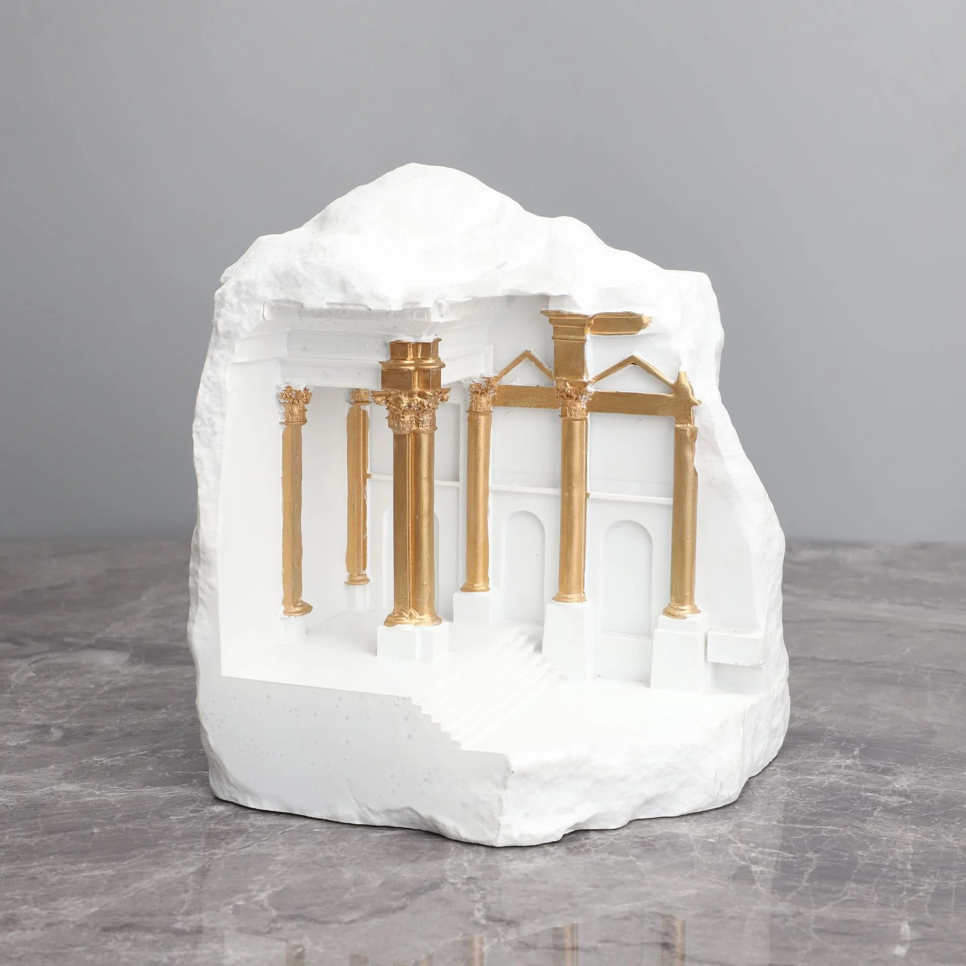 

New Chinese architecture resin ruins model room home sales department study porch creative simple soft decorations