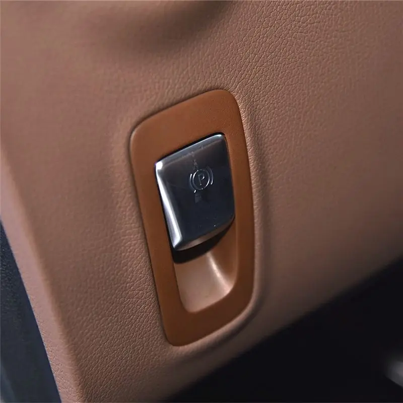 Capa do interruptor do freio de mão do console central para mercedes benz classe c w205 e classe w213 acessórios 2139056608 2059051516-n29r