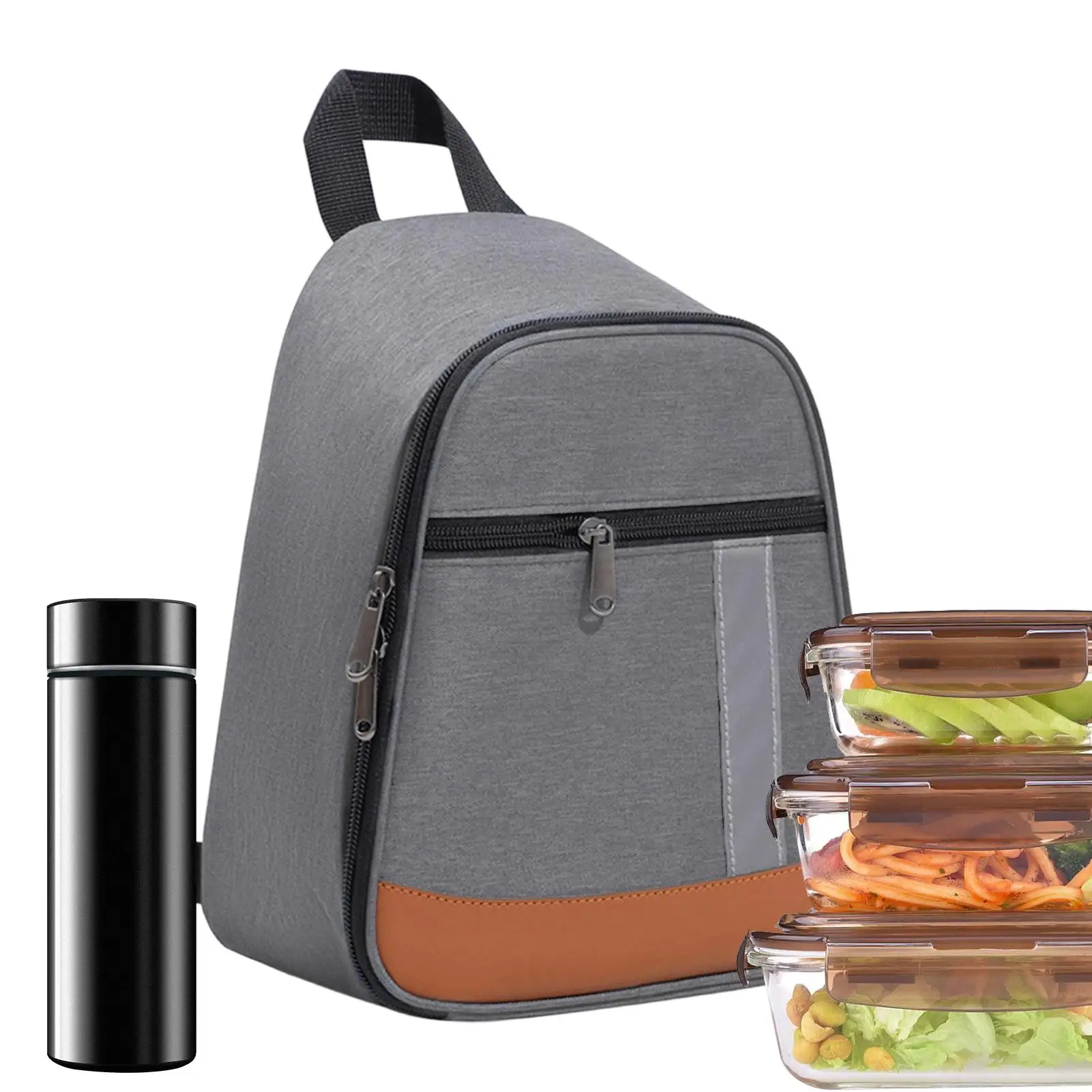 

Lunch Boxes Portable Reusable Large Capacity Pocket Lunch Box Insulated For Kids Women Prep Men Work Travel Picnics Camping