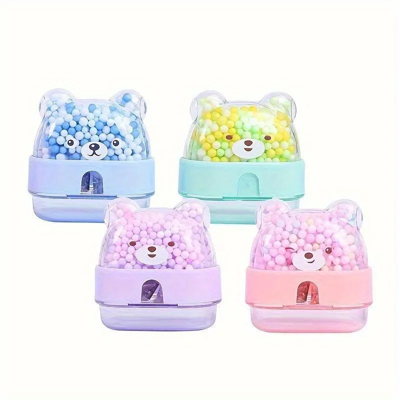 dos desenhos animados unicornio urso lapis sharpener papelaria kawaii de volta as aulas acessorios de escritorio kawaii material escolar presente pcs 01