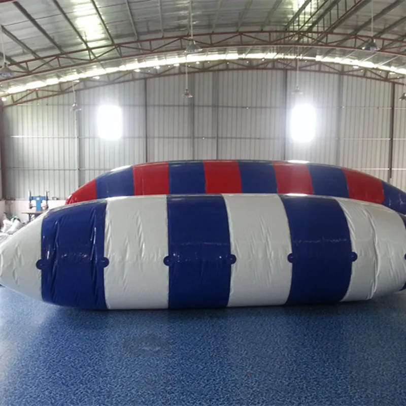 Opblaasbare Water Blob 6x3m Opblaasbaar Water Springen Kussen Water Blob Opblaasbare Watertrampoline