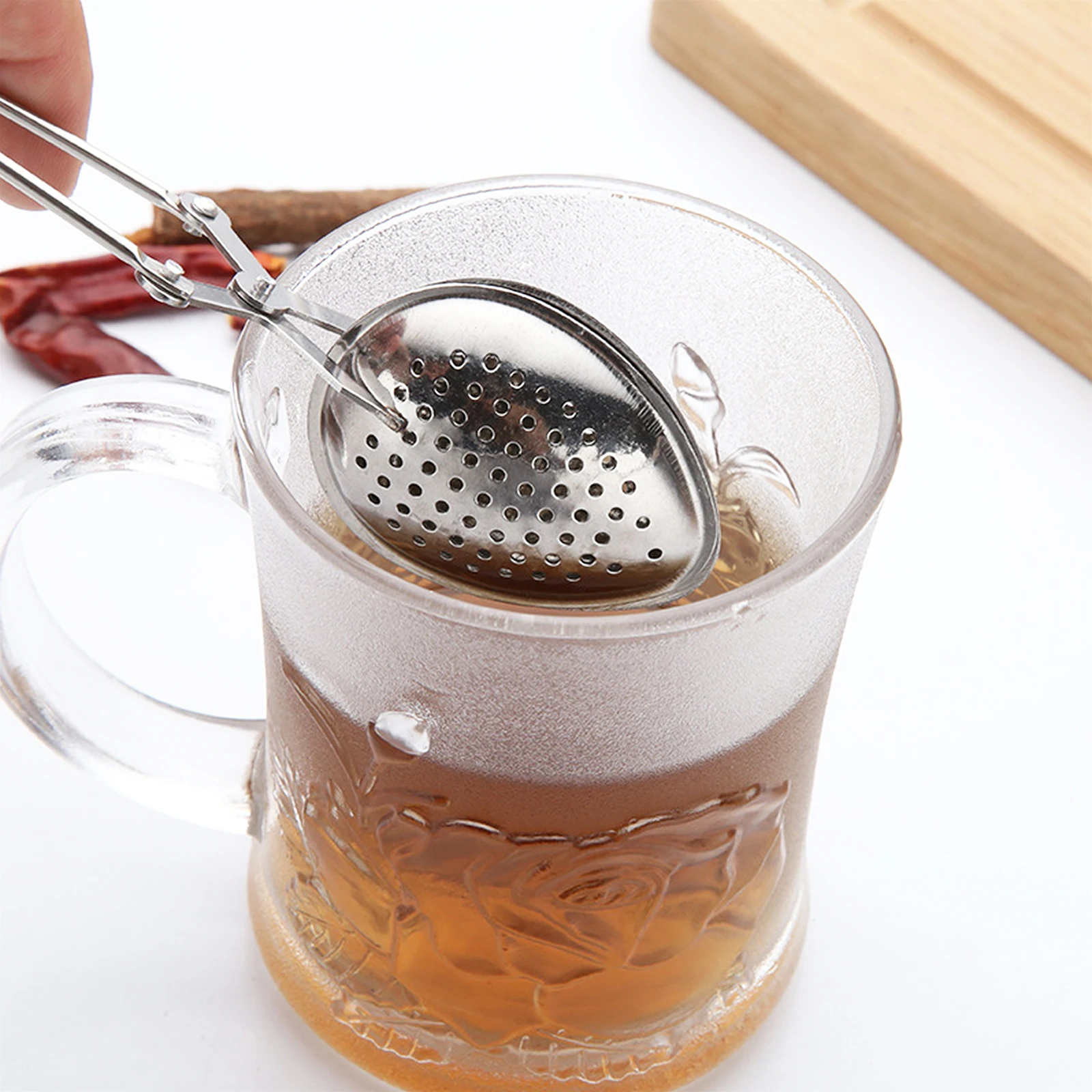 

5pcs Stainless Steel Tea Infusers Set Assorted Colors Reusable Spice Filter For Loose Leaf Heat Resistant Cooking Infuser