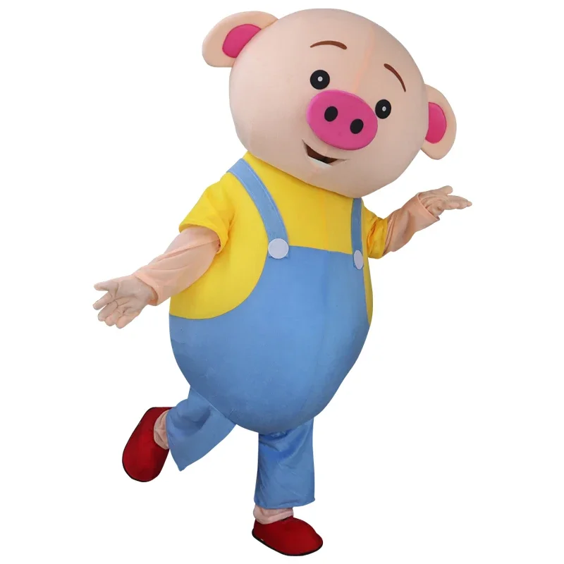 

Pig mascot costume cartoon doll costume walking doll props cos costume Halloween Christmas Party Masquerade Anime Shows