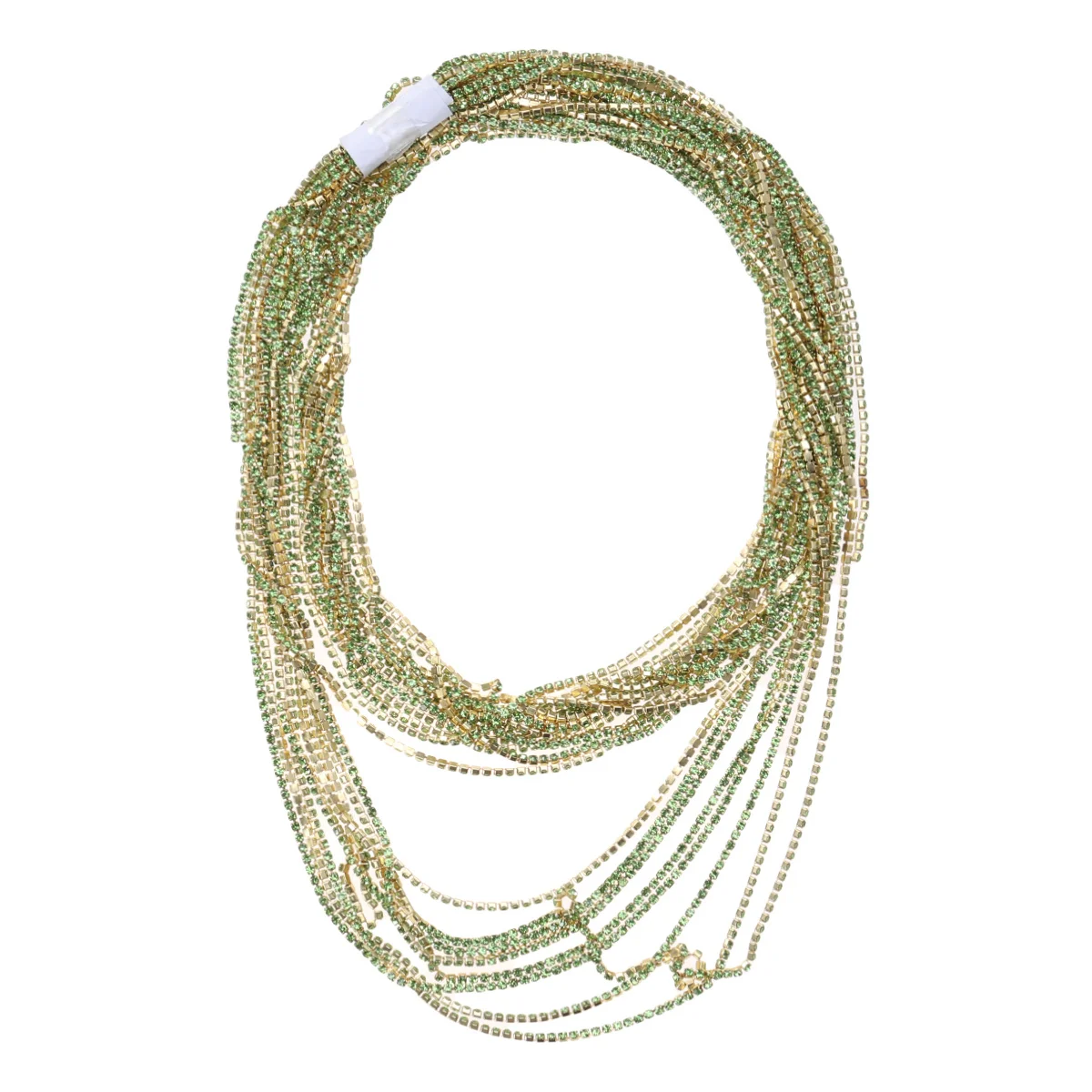 10M Crystal Rhinestone Chain Trim 2Mm Green Sparkly Glass Diy Jewelry Craft Wedding Dress Shoe Hat Sewing Rhinestone Chain For