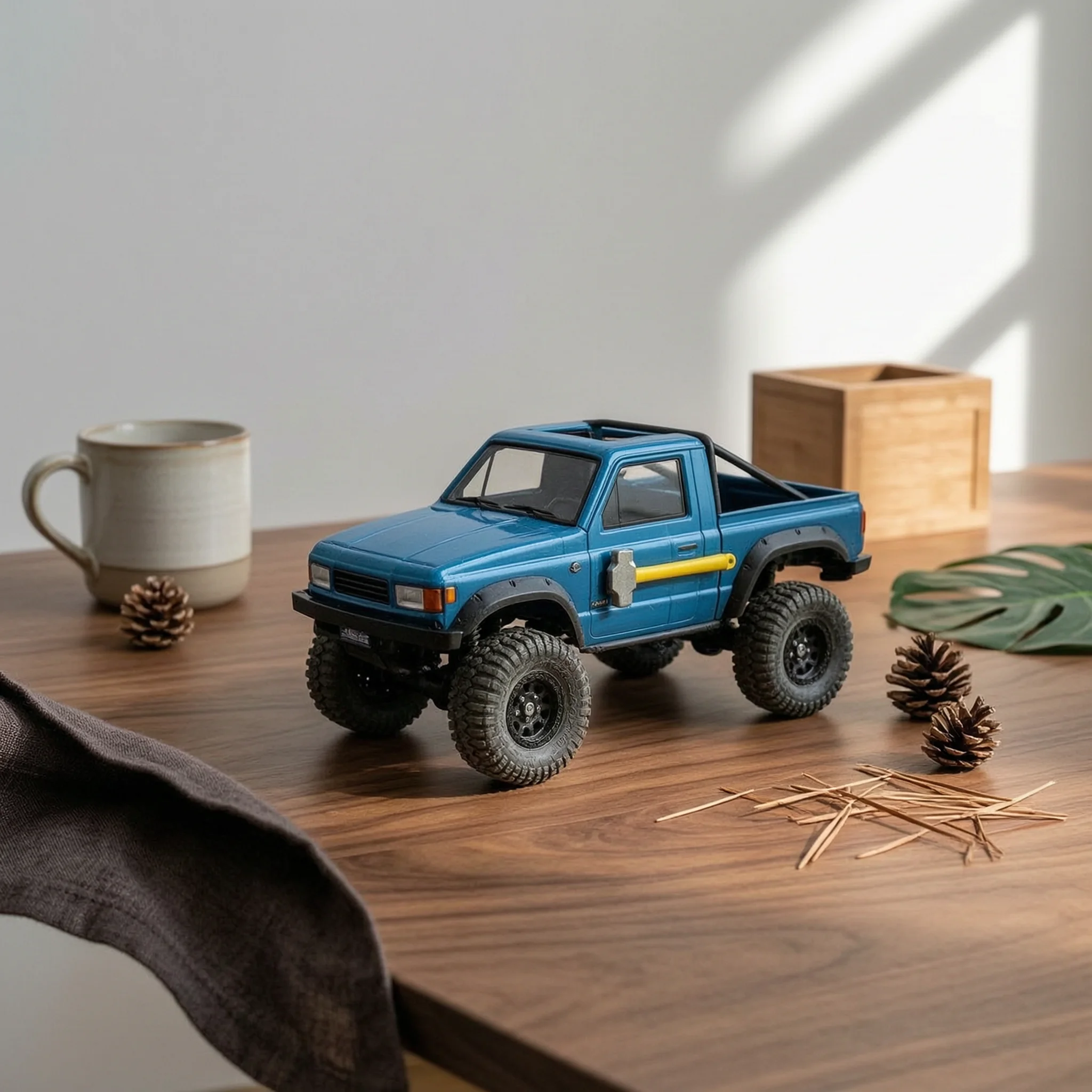 4 Pieces Mini Shovel Axe Hammer Pick Set Realistic 1:10 Crawler Decoration Set Rc Crawler Accessory Kit Easy to Install