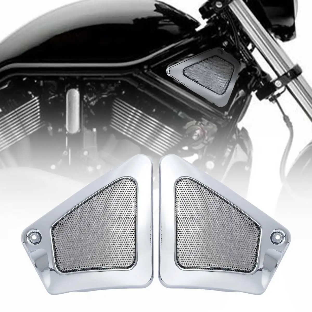 Motorcycle Airbox Frame Neck Side Covers For Harley V-Rod 10th Anniversary VRSCAW 2012 VRSCX 2007 VRSCA 2002-2006 VRSCD 2008 07