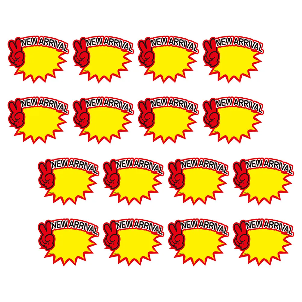 

50Pcs Price Tags Paper Advertising Signs Market Sale Promotion Shop Commodity Price Stickers Labels Advertising Tags