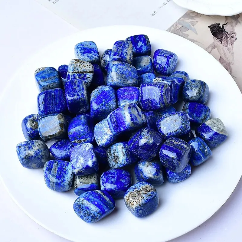 Natural Lapis Lazuli Rolling Stone Large Grain Aromatherapy Expanding Stone Crystal Degaussing Fish Tank Landscaping Lucky Beads