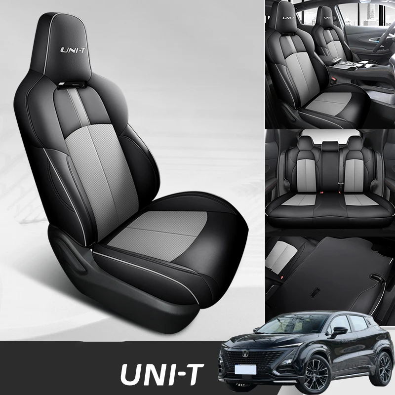 

Custom Car Seat Covers For Changan Uni T k 2022 2023 Waterproof High Quality Leather Whole Vehicle Auto Interior Accessories