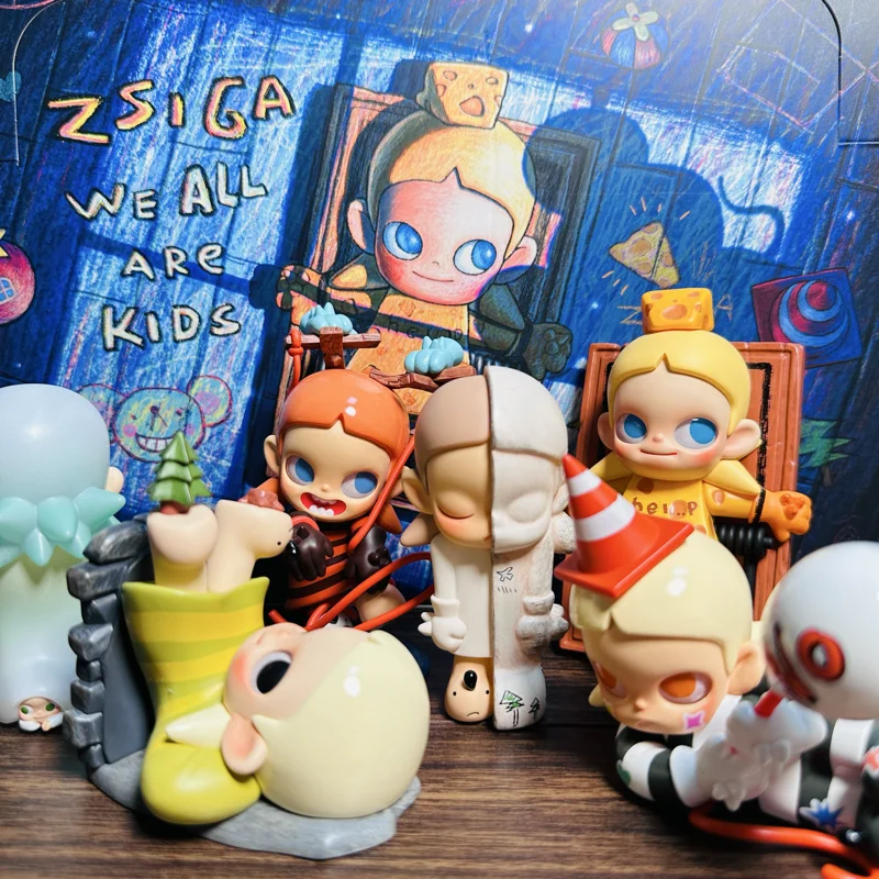 

In Stock Genuine Popmart Zsiga We All Are Kids Series Toys Cute Action Figure Caixa Caja Dolls Kids Surprise Gift