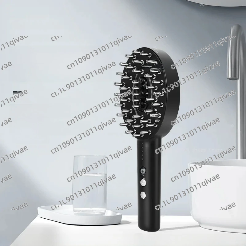 Microcurrent Scalp Massager Comb Growth Device With Red Blue Light Therapy Hair Care Nourishment
