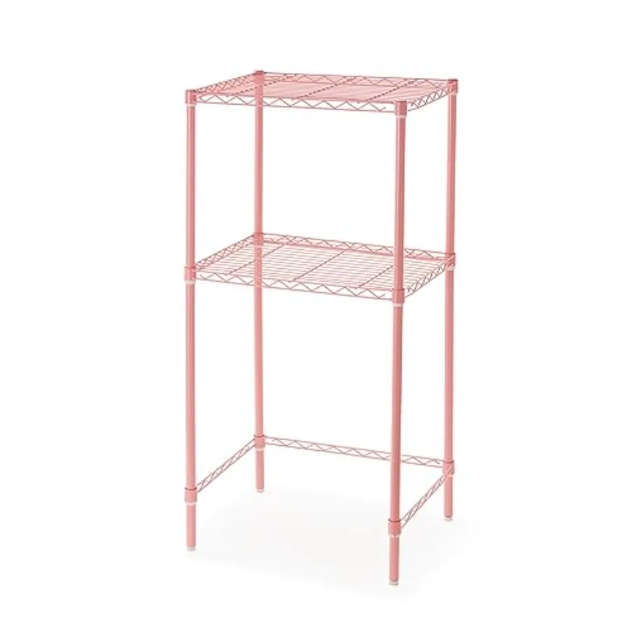 

Мини-полка Supreme Suprima, регулируемые стеллажи, розовое компактное решение для хранения вещей для небольших помещений, гибкая организация для кровати