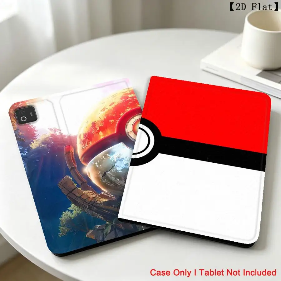 Pokemons Balls Case for Xiaomi Pad 5 6 7 8 Pro Redmi Pad SE K Pad 8.8 9.7 12.4 Inch Pad 6s Pro 7 Ultra with Pencil Slot