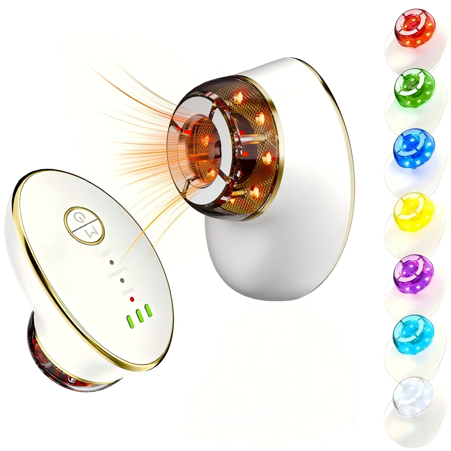 

Электрический массажер для лица 7-в-1: гуаша, вакуумный массаж, лимфодренаж для скульптурирования лица и подтяжки кожи