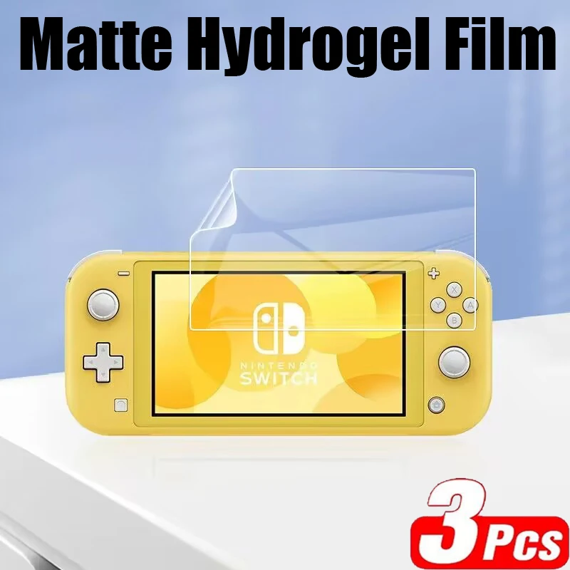 3PCS Matte Hydrogel Film for Nintendo Switch OLED Screen Protector for Nintendo Switch Soft Protective Film Not Glass