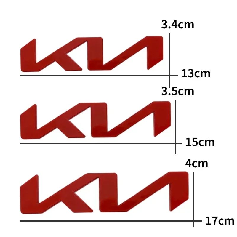 13/15/17 سنتيمتر شعار معدني سيارة ملصق شارة لكيا K5 K3 K2 ريو الروح بيغاس سورينتو فورتي بوريغو Ceed سبورتاج سيراتو اكسسوارات