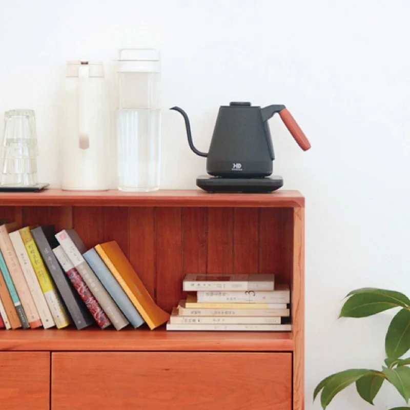 Casa chaleira elétrica 800ml jarro pescoço de ganso mão preparar cafeteira thermo pote temperatura-controle aquecimento garrafa de água bule inteligente