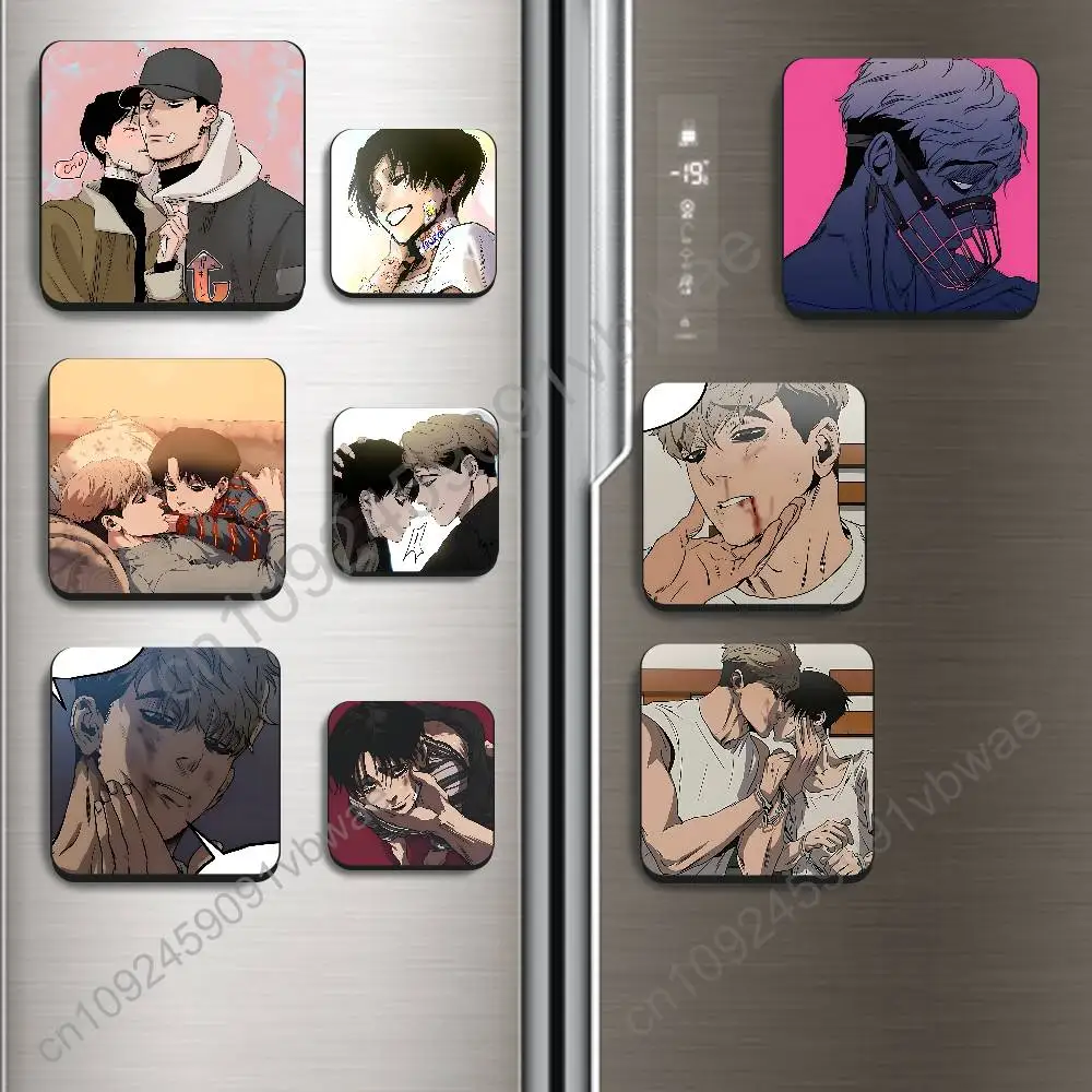 Oh Sangwoo Korean comics Killing Stalking BestSelling Refrigerator Magnetic Sticker Fridge Magnets Adhesive to Metal Surfaces