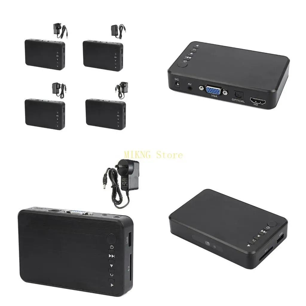 

Прочный медиаплеер 1080P, HDMI-совместимый выход, MP4-плеер, видео, фото, музыка, лучшая распродажа