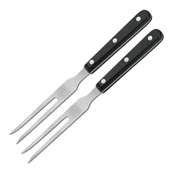 Dinning Table Runner Set Carving Fork Meat Forks 10 Inch Long Stainless Steel Forks For BBQ Barbecue Serving Cooking Grilling
