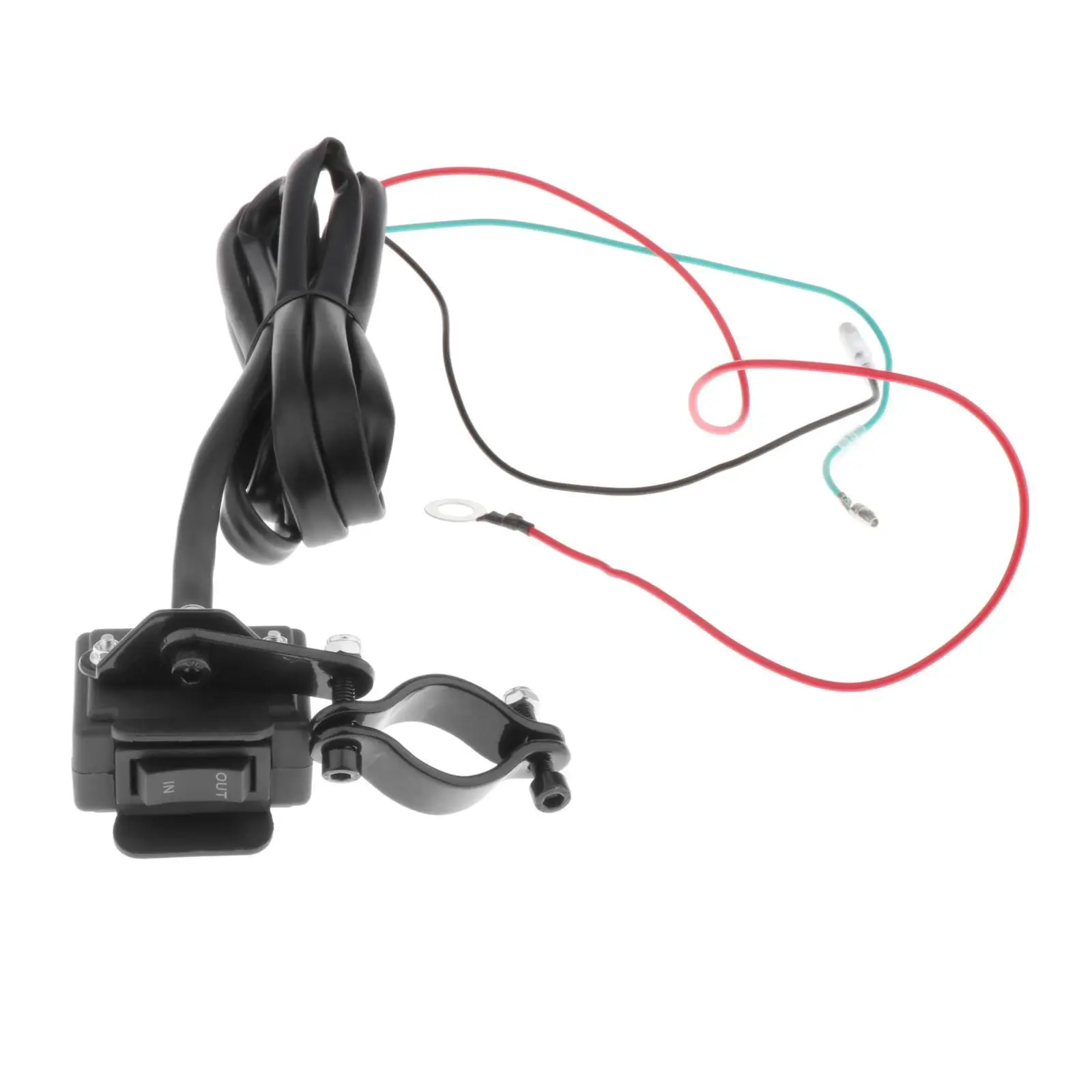 ATV UTV Winch Rocker Handlebar Thumbswitch for All Winches with 2.5m Line