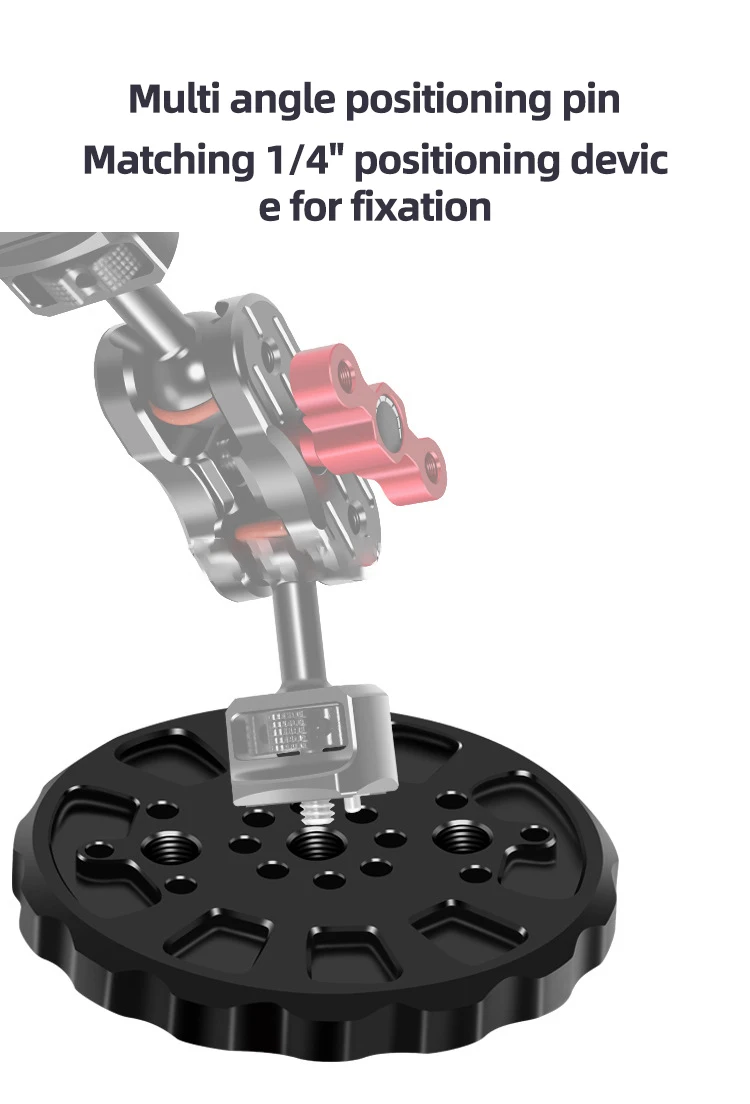 Universeller magnetischer Stativadapter mit 1/4 Schraubenlochhalterung, Handy-Ringhalter für MagSafe für iPhone 15, Handyhalterung – Detail 13