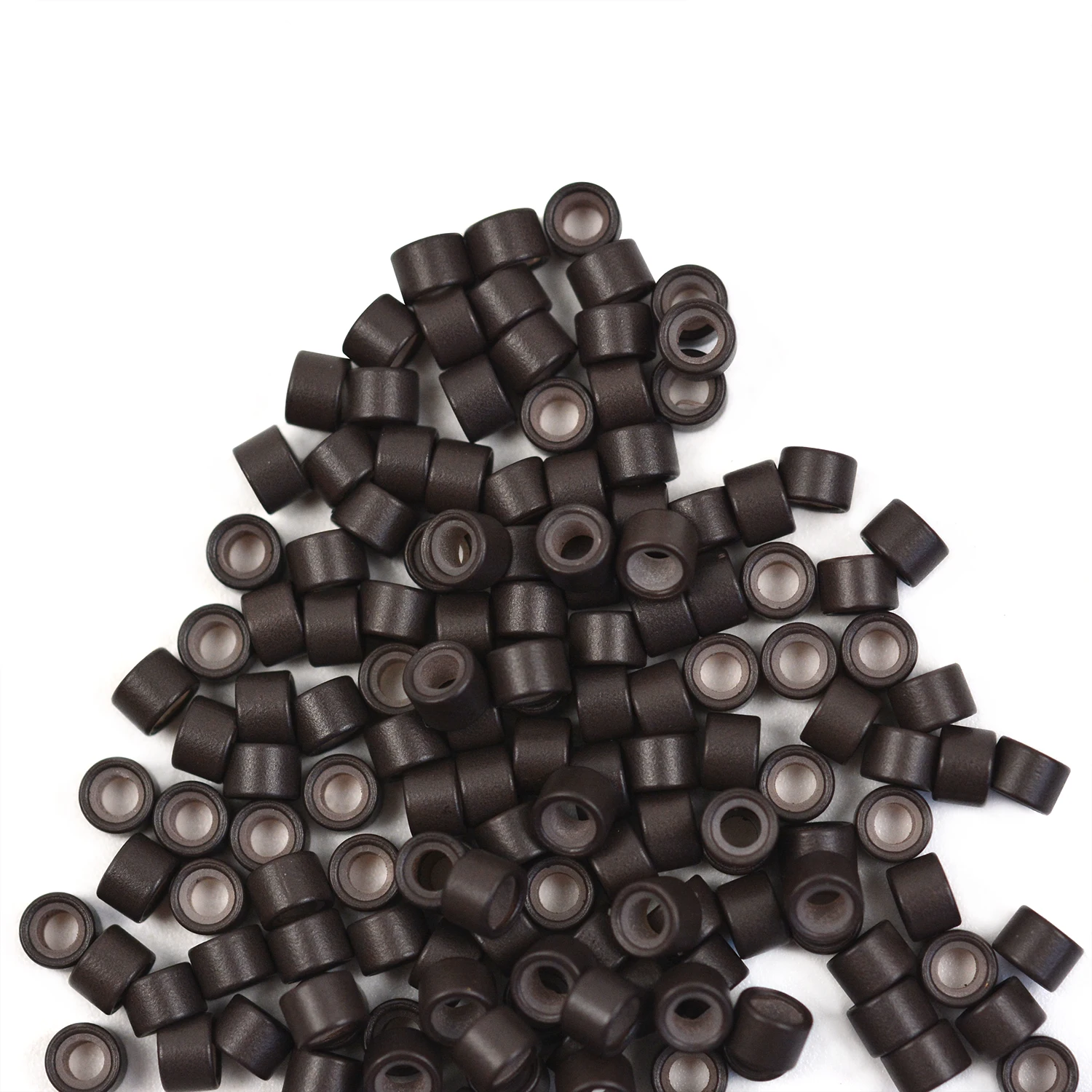 

Силиконовые кольца для наращивания волос, алюминиевые, 500 шт./флакон, для натуральных волос, инструмент для наращивания волос, петли для волос