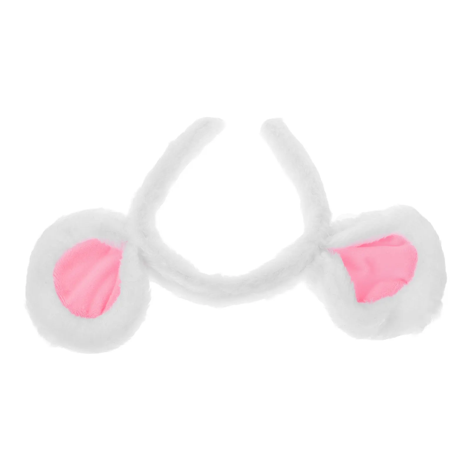 Cartoon Mouse Headband Cute Animal Ear Headwear For Cosplay Party Halloween Costume Accessories Soft Stuffed Mouse Ears