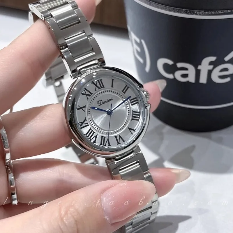 

New Vintage Roman Numerals Swiss Fashion Trend Ladies Watch Student Casual Waterproof Luxury Casual Quartz Watch Birthday Gift
