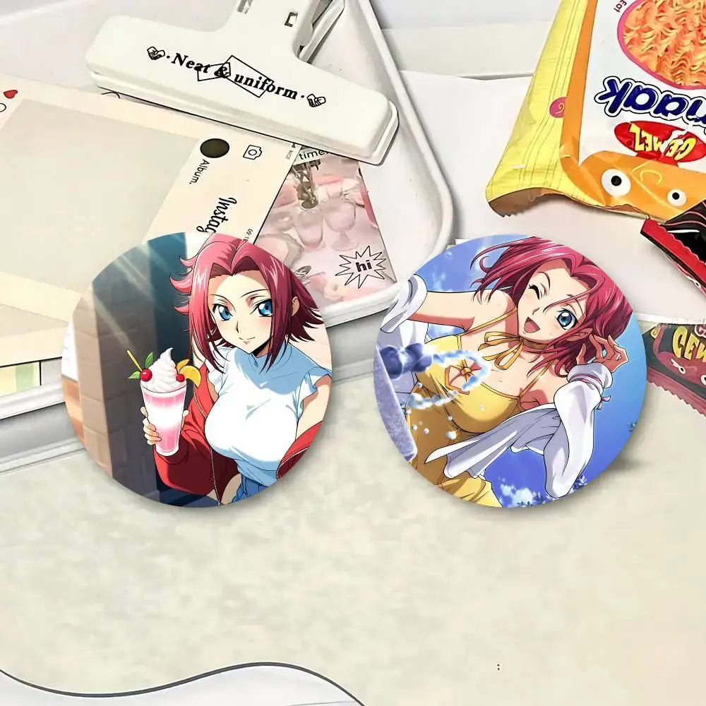 Kallen Animated Character Code Geass Pins Brooch Cartoon Badge For Friend Backpack Clothes Collect Accessories Jewelry Gift