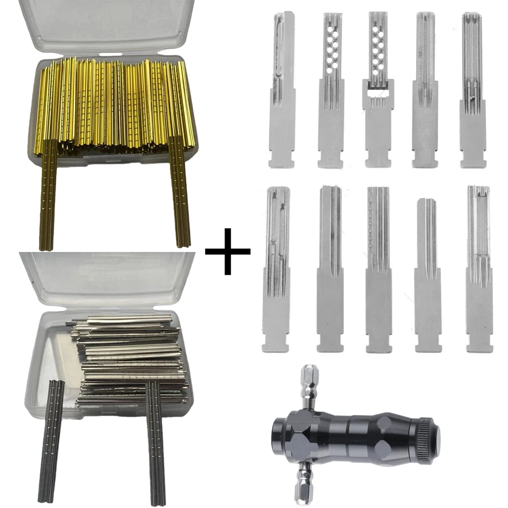 

Набор инструментов JMCKJ для слесарей: стальные инструменты для вскрытия замков, инструменты для работы с фольгой, ключи для ремонта замков