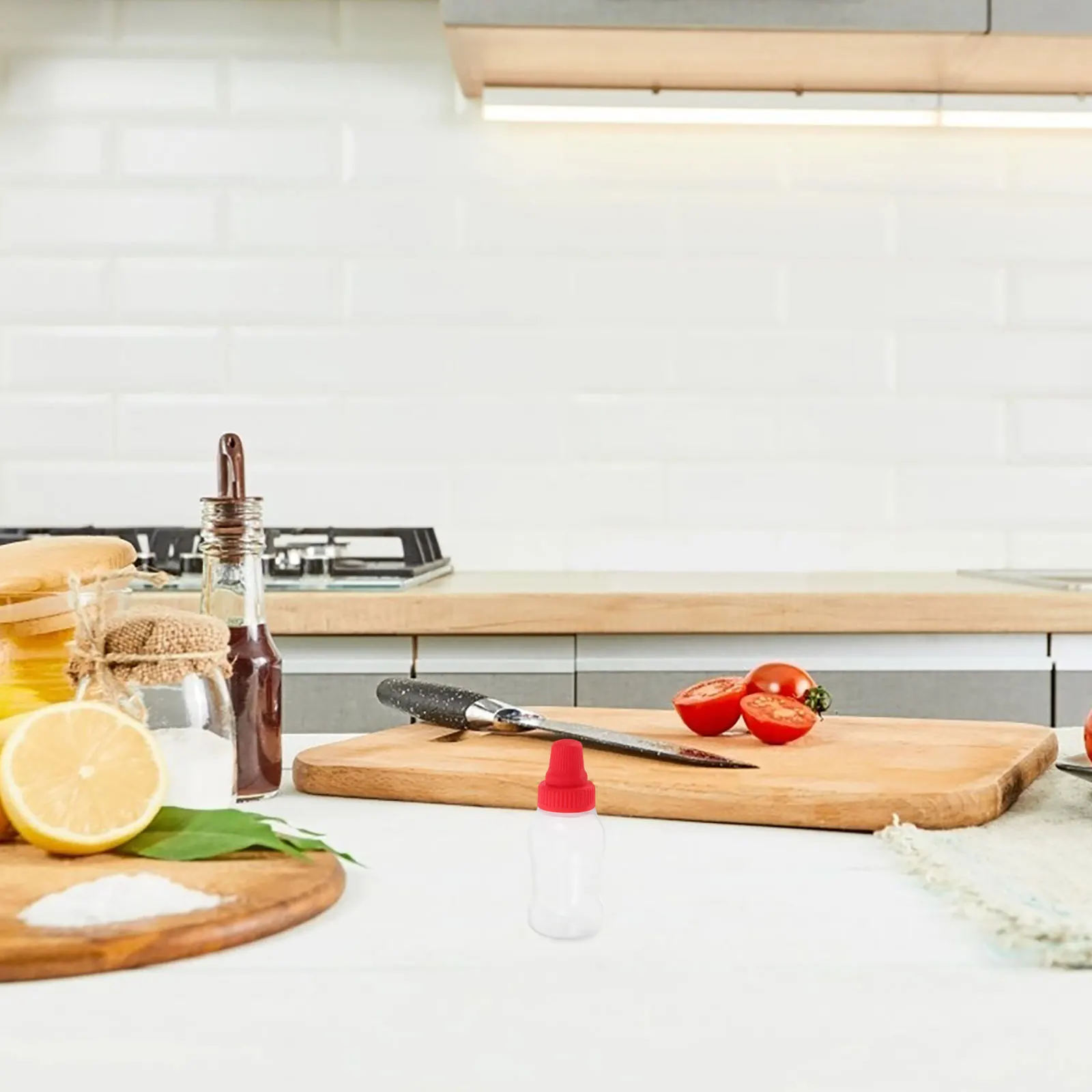 

24 шт., прозрачные мини-бутылки для соуса, многоразовые пластиковые контейнеры для заправки для салата, кетчупа, барбекю, соуса, портативная приправа