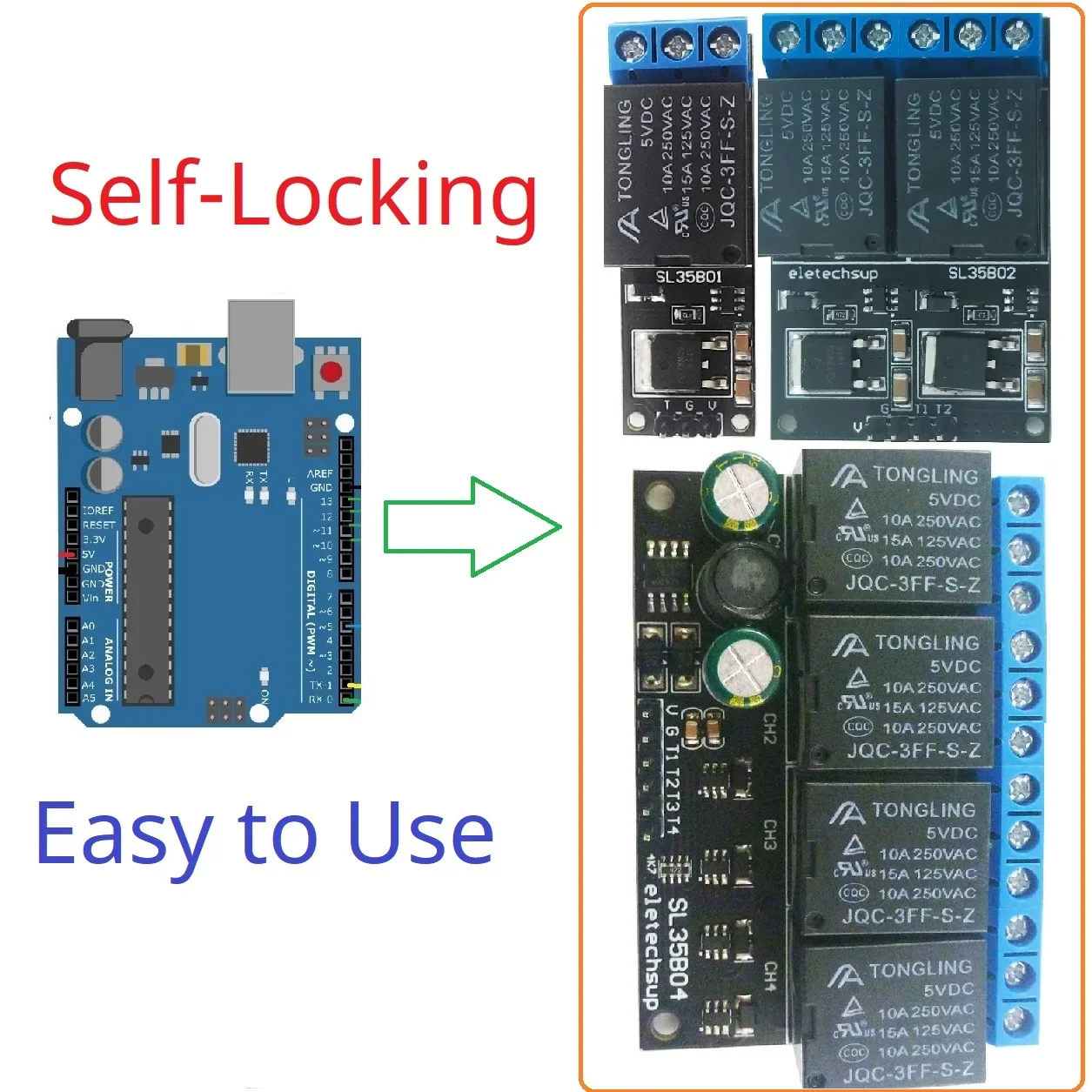 

Multi-channel Relay Shield Module Self-locking Function Low Pulse Trigger Switch for Arduino NANO DUE Robot Wifi Bluetooth