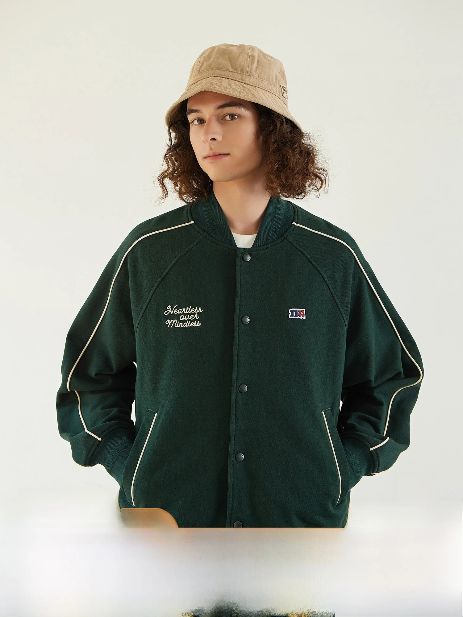 

Мужская толстовка Nothomme Heavyweight 435g из трикотажа в стиле ретро, с цветными блоками, молодежная, трендовая, хлопковая, с длинными рукавами