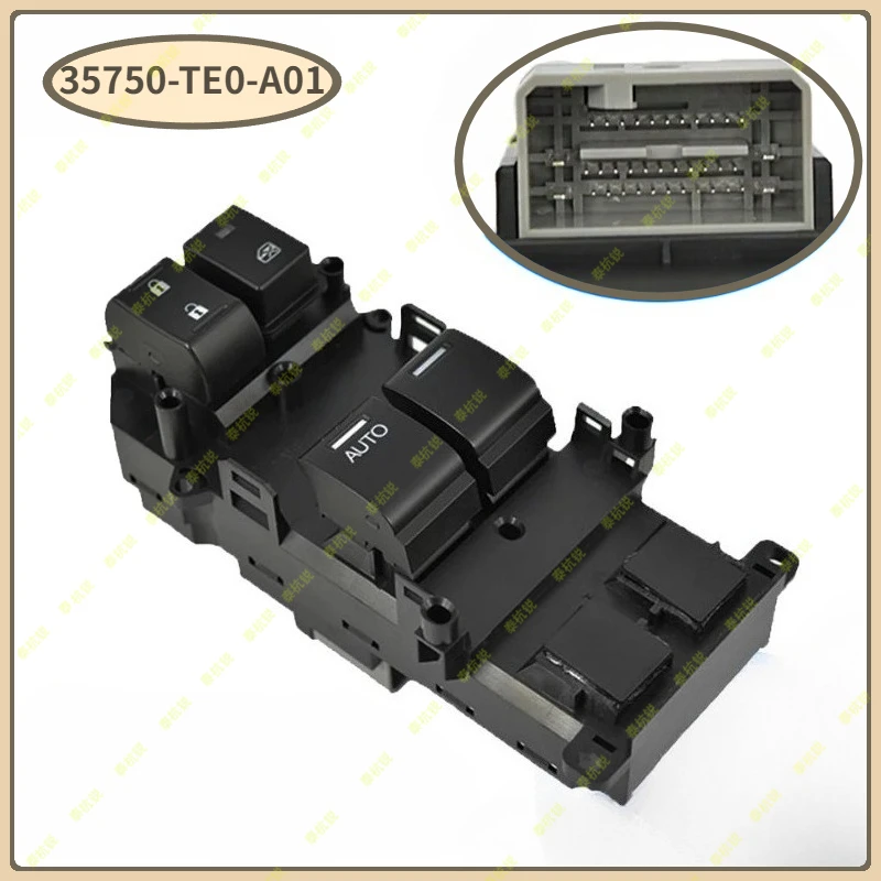 

35750-TE0-A01 Переключатель стеклоподъемника LHD для Honda Accord Coupe 2-дверный 2008-2012, передний левый, кнопка управления стеклоподъемником, автомобильные аксессуары