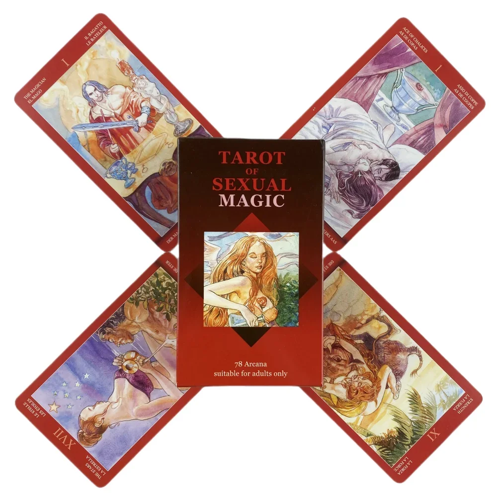 Tarot Of Sexual Magic Cards Deck Oracle English Visions Divination Edition Borad Playing Games